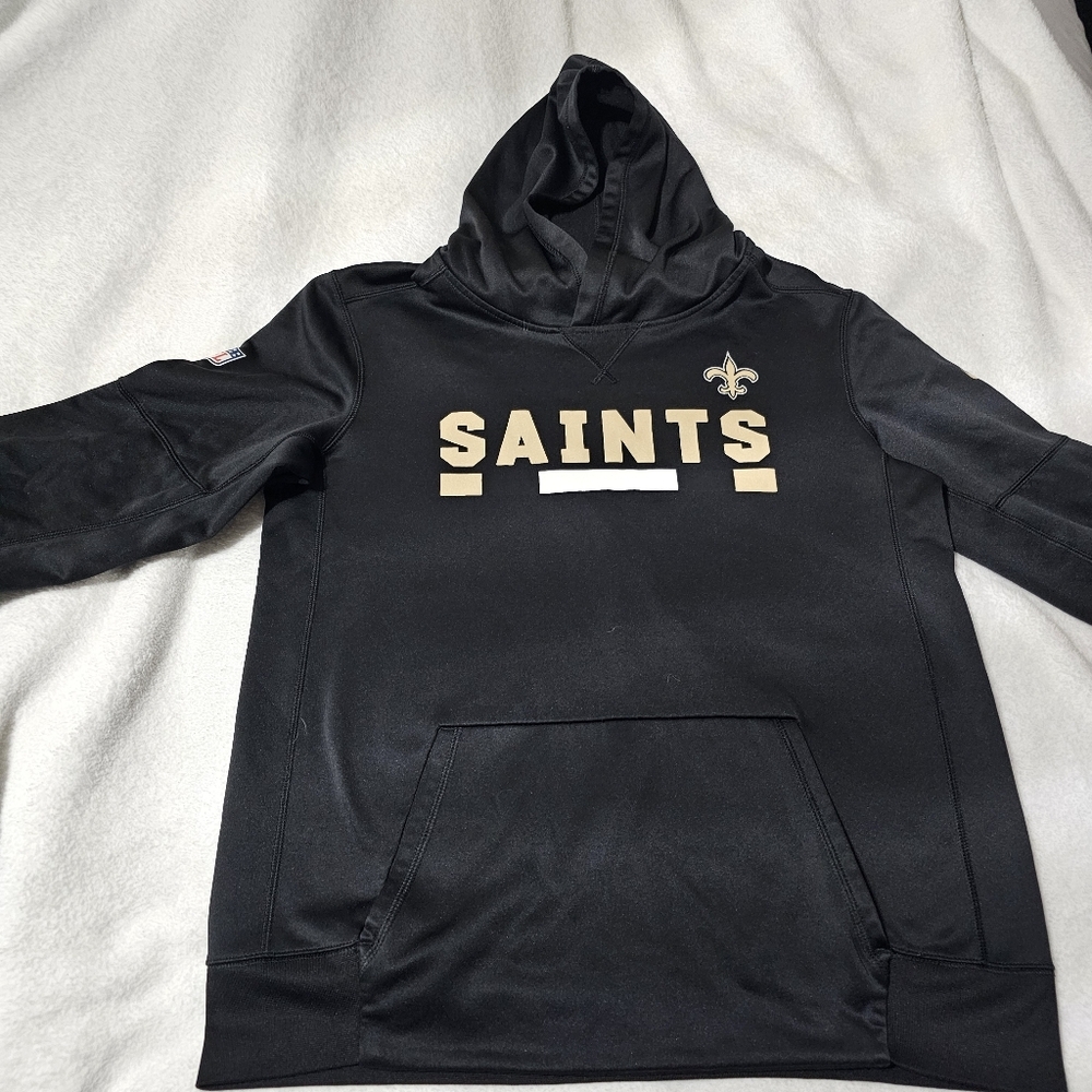 Nike New Orleans Saints youth xl Black hoodie